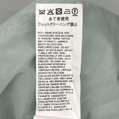 Max Mara マックスマーラ 104603790 ペールブルー カシミヤ100 センターベント シングルテーラードジャケット ジャケット