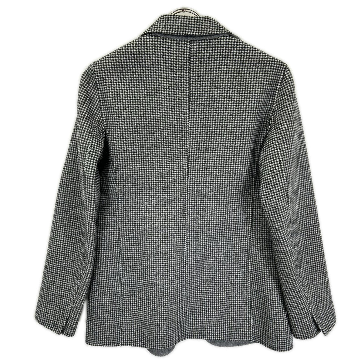 MAXMARA STUDIO マックスマーラスタジオ CUCITO AMANO/クチートアマーノ 604602196 グレー ヴァージンウール ハウンドトゥース テーラードジャケット ジャケット