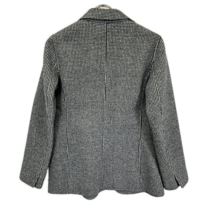 MAXMARA STUDIO マックスマーラスタジオ CUCITO AMANO/クチートアマーノ 604602196 グレー ヴァージンウール ハウンドトゥース テーラードジャケット ジャケット
