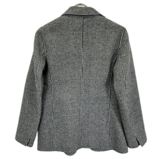 MAXMARA STUDIO マックスマーラスタジオ CUCITO AMANO/クチートアマーノ 604602196 グレー ヴァージンウール ハウンドトゥース テーラードジャケット ジャケット