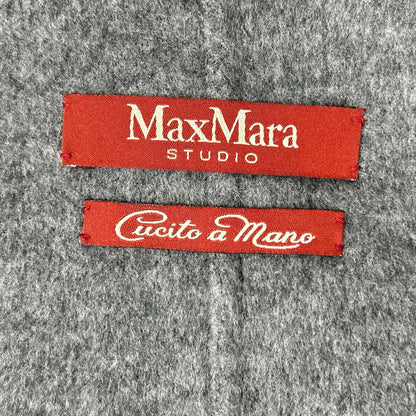 MAXMARA STUDIO マックスマーラスタジオ CUCITO AMANO/クチートアマーノ 604602196 グレー ヴァージンウール ハウンドトゥース テーラードジャケット ジャケット