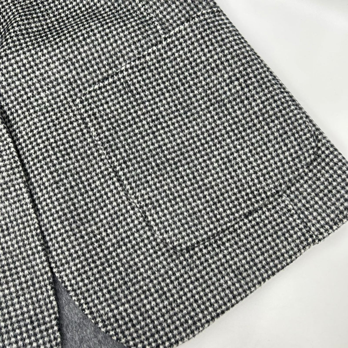 MAXMARA STUDIO マックスマーラスタジオ CUCITO AMANO/クチートアマーノ 604602196 グレー ヴァージンウール ハウンドトゥース テーラードジャケット ジャケット