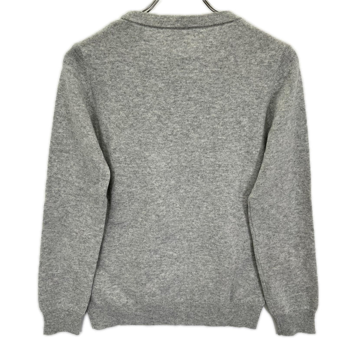 BRUNELLO CUCINELLI ブルネロクチネリ 01886120540 グレー カシミヤ100 クルーネック ニットプルオーバー トップス