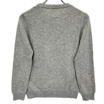 BRUNELLO CUCINELLI ブルネロクチネリ 01886120540 グレー カシミヤ100 クルーネック ニットプルオーバー トップス