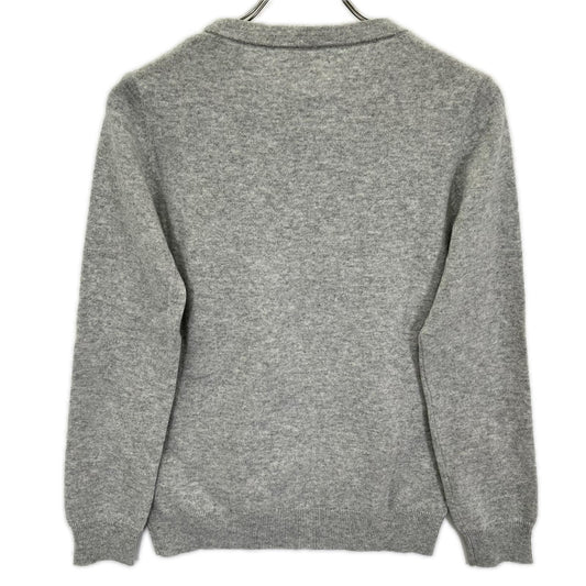 BRUNELLO CUCINELLI ブルネロクチネリ 01886120540 グレー カシミヤ100 クルーネック ニットプルオーバー トップス