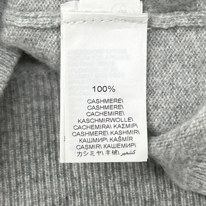 BRUNELLO CUCINELLI ブルネロクチネリ 01886120540 グレー カシミヤ100 クルーネック ニットプルオーバー トップス