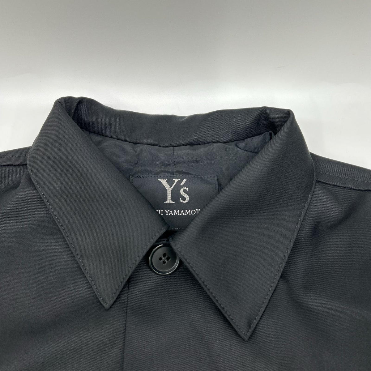 Y's ワイズ YT-D06-115 ブラック リストベルト ロングコート コート