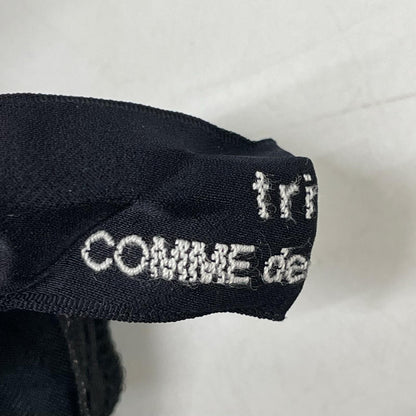 tricotCOMMEdesGARCONS トリココムデギャルソン 09SS TD-O025 ブラック サテン ティアード ロングスリーブ ワンピース ワンピース