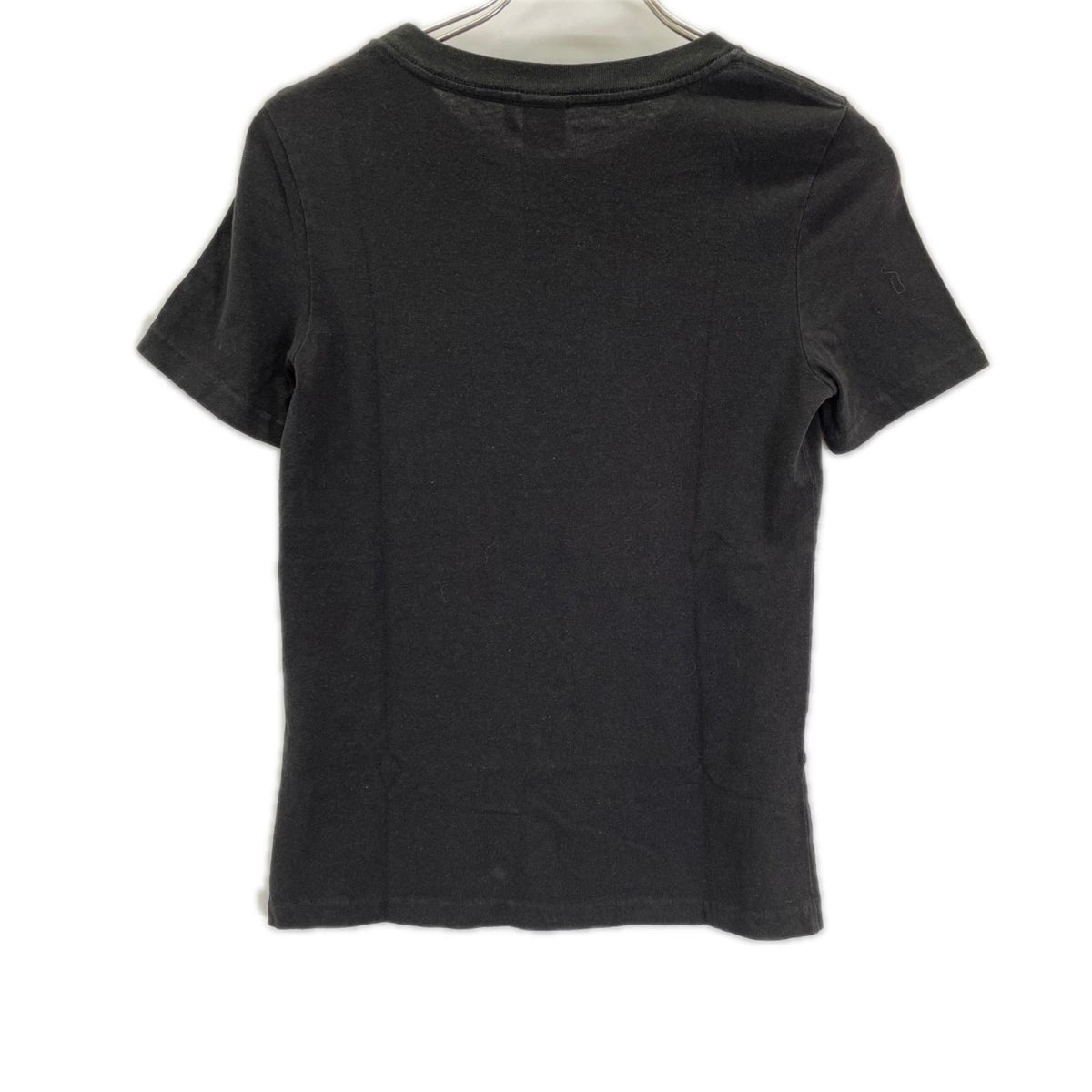 Chloe クロエ 26年製 CH26SJH08194070 ブラック コットンジャージー製フィットシルエット ロゴTシャツ トップス