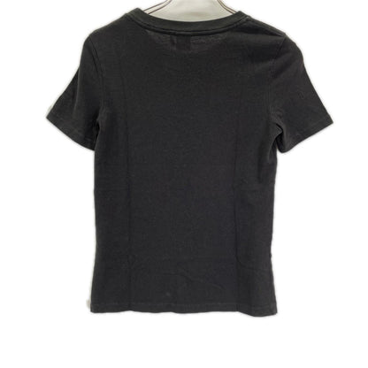 Chloe クロエ 26年製 CH26SJH08194070 ブラック コットンジャージー製フィットシルエット ロゴTシャツ トップス