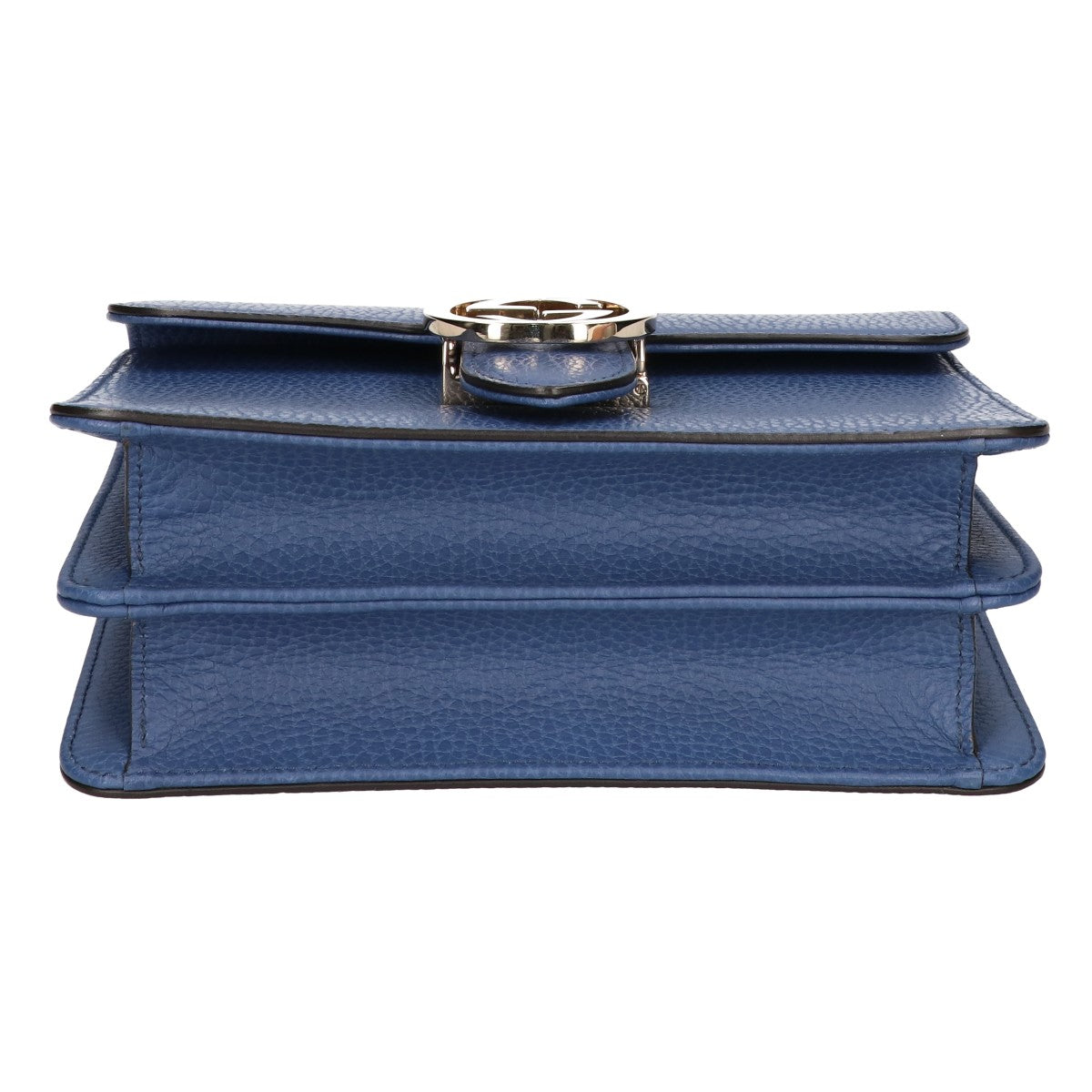 GUCCI グッチ 美品 510304 グレインカーフレザー インターロッキングG チェーンショルダーバッグ ショルダーバッグ