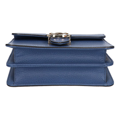 GUCCI グッチ 美品 510304 グレインカーフレザー インターロッキングG チェーンショルダーバッグ ショルダーバッグ
