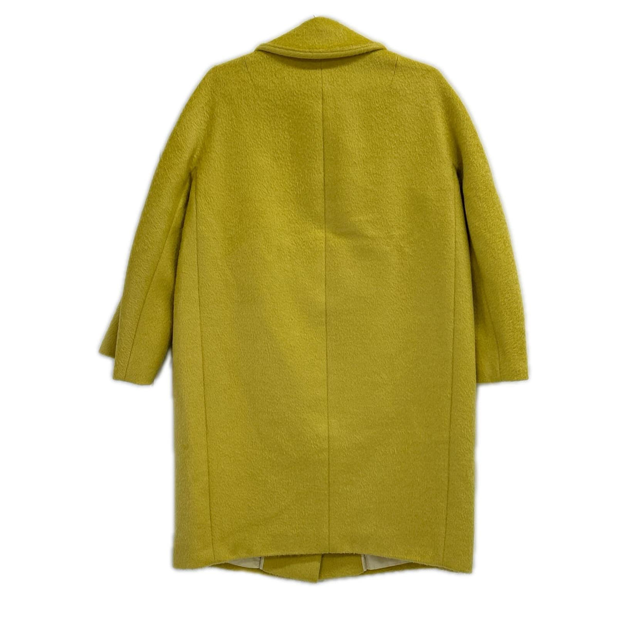 JILSANDER ジルサンダー 107010 WF211485 イエロー ラマウール シングルシャギーロングコート コート