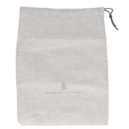 BRUNELLO CUCINELLI ブルネロクチネリ 【新品同様】ボールチェーン装飾 レザー/スエード コインローファー シューズ