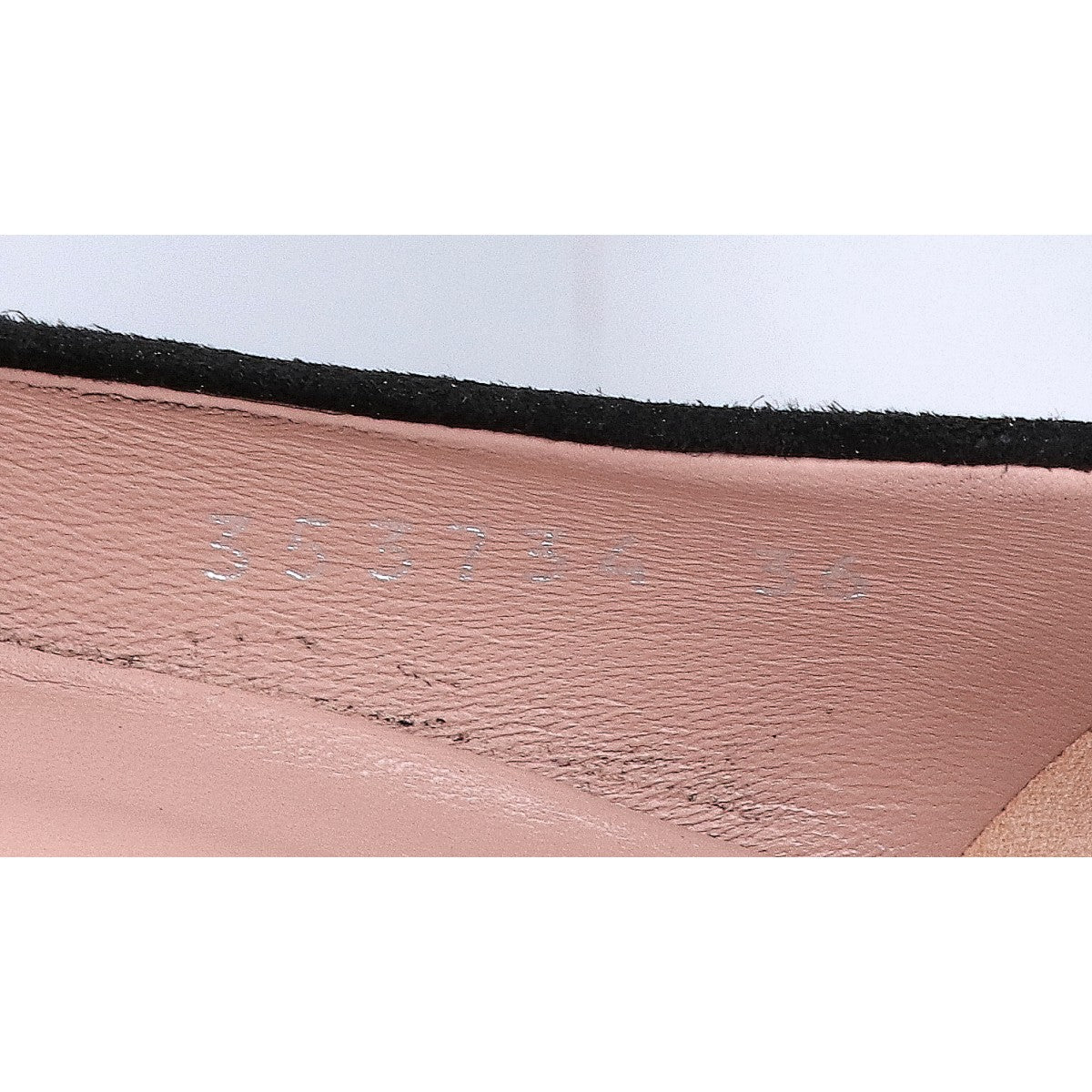 GUCCI グッチ 353734 GGスパークリング ビジュー インターロッキング スエード パンプス シューズ