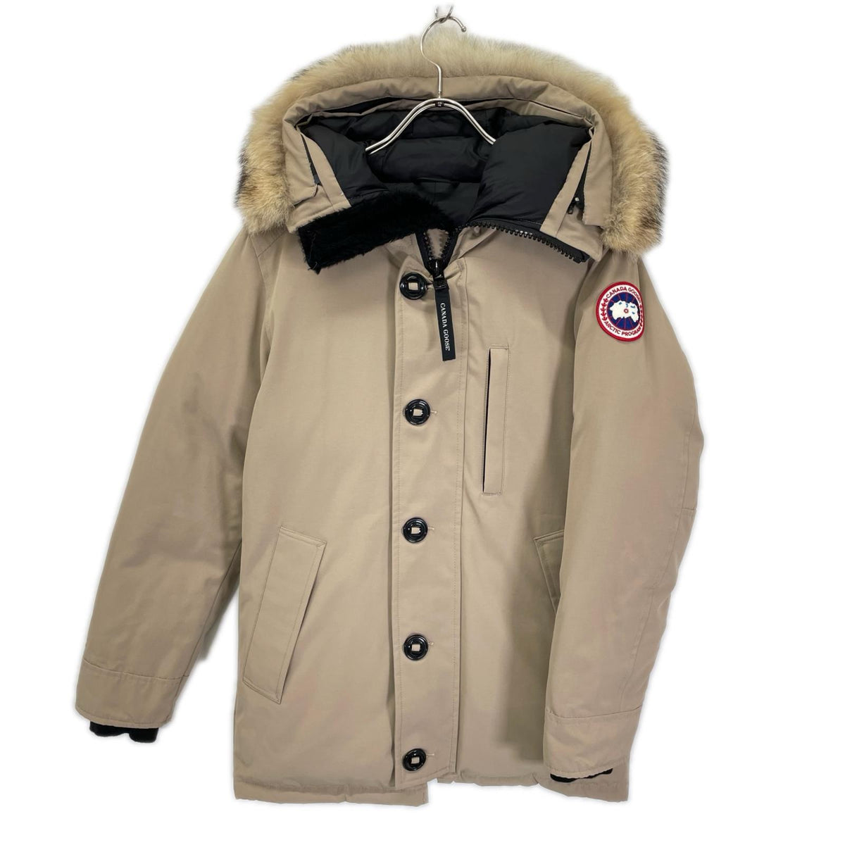 CANADA GOOSE カナダグース 国内正規 3438JM ベージュ JASPER PARKA/ジャスパーパーカ コヨーテファーフーデッドダウンジャケット ジャケット