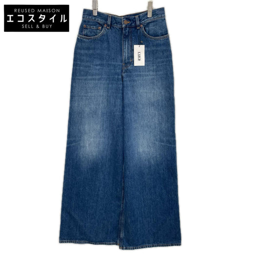 Chloe クロエ 26FW CHC24ADP0215040228 ナイトブルー コットン WIDE-LEG JEANS IN DENIM/ワイドレッグ ジーンズ ボトムス