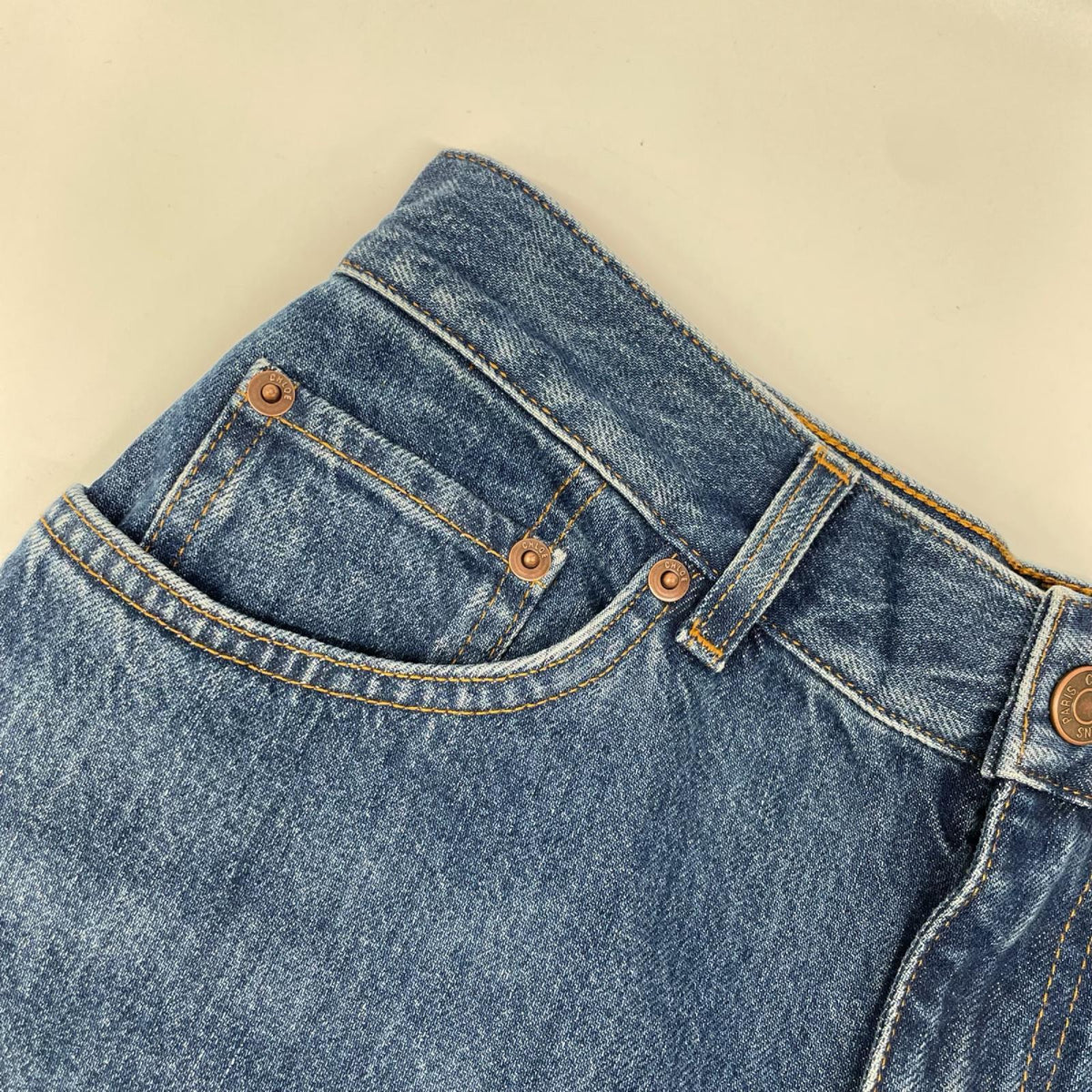 Chloe クロエ 26FW CHC24ADP0215040228 ナイトブルー コットン WIDE-LEG JEANS IN DENIM/ワイドレッグ ジーンズ ボトムス