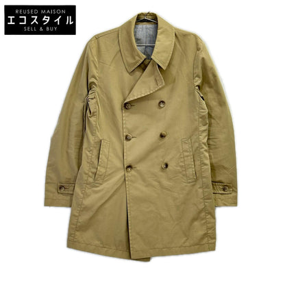 TAGLIATORE タリアトーレ Brilla per il gusto別注 C8UER010 CHARLIE ベージュ コットン×ナイロン ダブルブレストピーコート コート