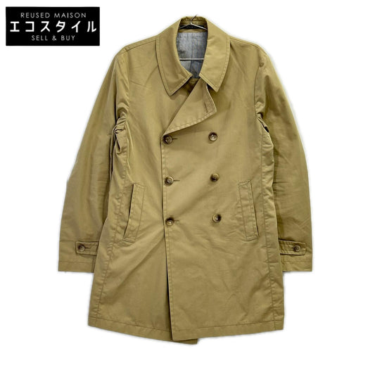 TAGLIATORE タリアトーレ Brilla per il gusto別注 C8UER010 CHARLIE ベージュ コットン×ナイロン ダブルブレストピーコート コート