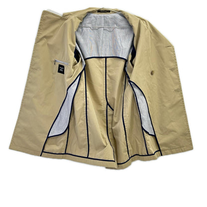 TAGLIATORE タリアトーレ Brilla per il gusto別注 C8UER010 CHARLIE ベージュ コットン×ナイロン ダブルブレストピーコート コート
