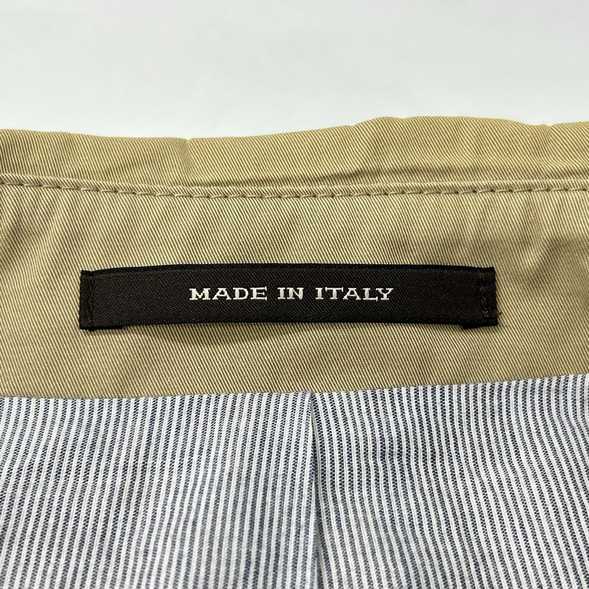 TAGLIATORE タリアトーレ Brilla per il gusto別注 C8UER010 CHARLIE ベージュ コットン×ナイロン ダブルブレストピーコート コート