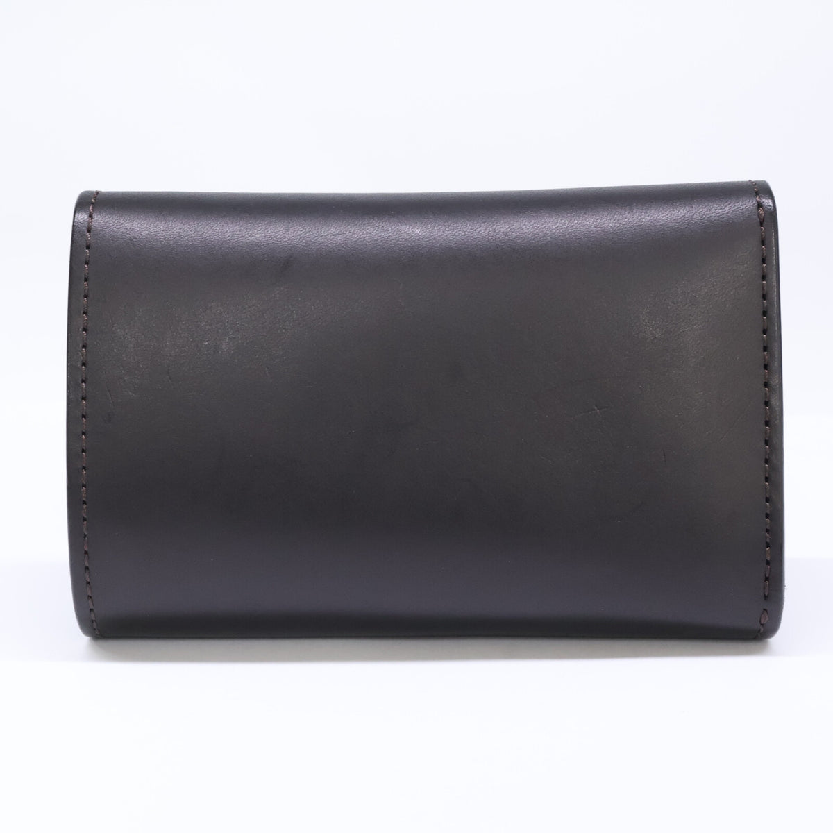 WILDSWANS ワイルドスワンズ M3-BYRNE/EB/BK バーン イングリッシュブライドルレザー 中型三つ折り財布 三つ折り財布（小銭入れあり）