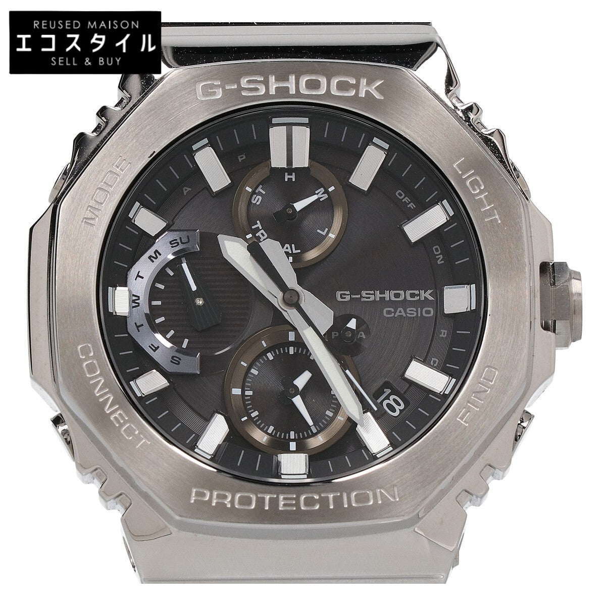 G-SHOCK ジーショック 【美品】GMC-B2100D-1AJF FULL METAL GMC-B2100 SERIES モバイルリンク機能 タフソーラー 腕時計