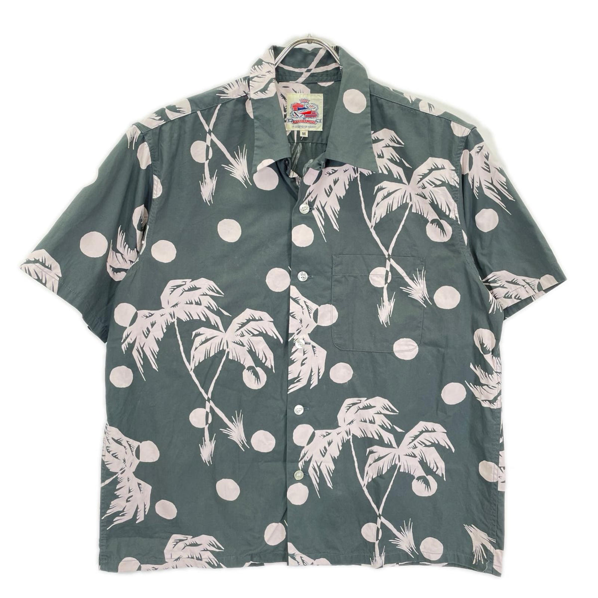 SUN SURF サンサーフ 【Duke Kahanamoku】DK39451 MOONLIGHT PALMTREE/ムーンライト・パームツリー アロハシャツ トップス
