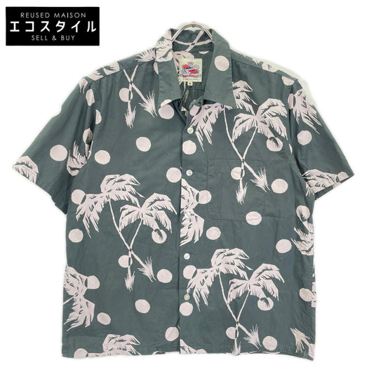 SUN SURF サンサーフ 【Duke Kahanamoku】DK39451 MOONLIGHT PALMTREE/ムーンライト・パームツリー アロハシャツ トップス