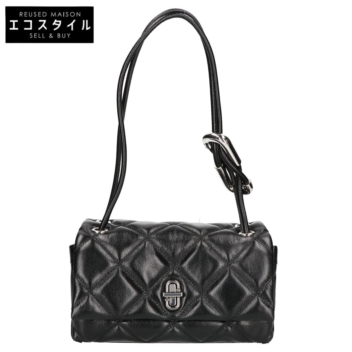 MARC JACOBS マーク ジェイコブス 【新品同様】2S5HSH023H02 001 ザ キルテッド レザー デュアル バッグ ショルダーバッグ