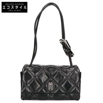MARC JACOBS マーク ジェイコブス 【新品同様】2S5HSH023H02 001 ザ キルテッド レザー デュアル バッグ ショルダーバッグ