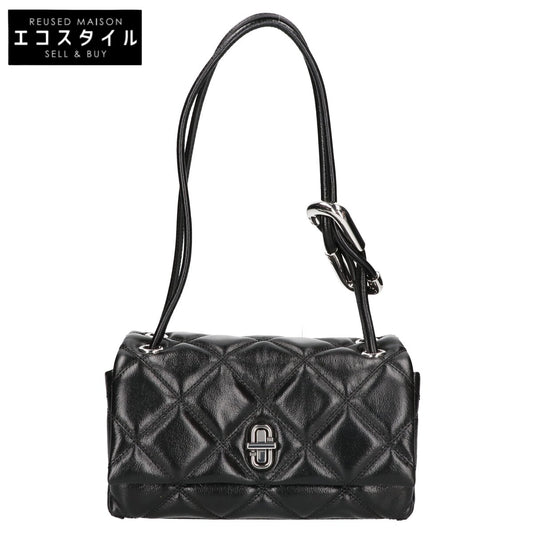 MARC JACOBS マーク ジェイコブス 【新品同様】2S5HSH023H02 001 ザ キルテッド レザー デュアル バッグ ショルダーバッグ