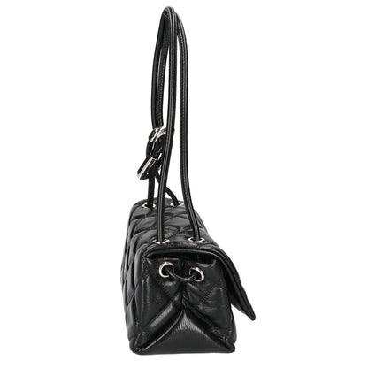 MARC JACOBS マーク ジェイコブス 【新品同様】2S5HSH023H02 001 ザ キルテッド レザー デュアル バッグ ショルダーバッグ