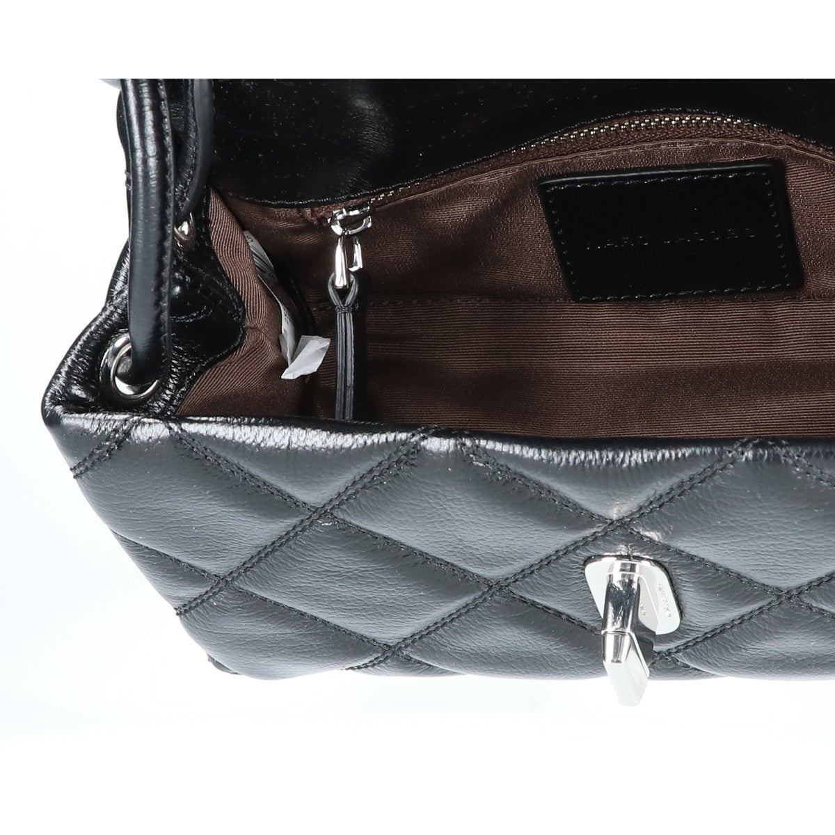 MARC JACOBS マーク ジェイコブス 【新品同様】2S5HSH023H02 001 ザ キルテッド レザー デュアル バッグ ショルダーバッグ