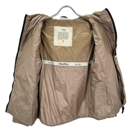 Max Mara マックスマーラ ベージュ THE CUBE GREENH CAMELUXE中綿フーディジャケット ジャケット