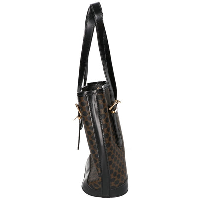 CELINE セリーヌ DM00/1 マカダム PVC/レザー ハンドバッグ
