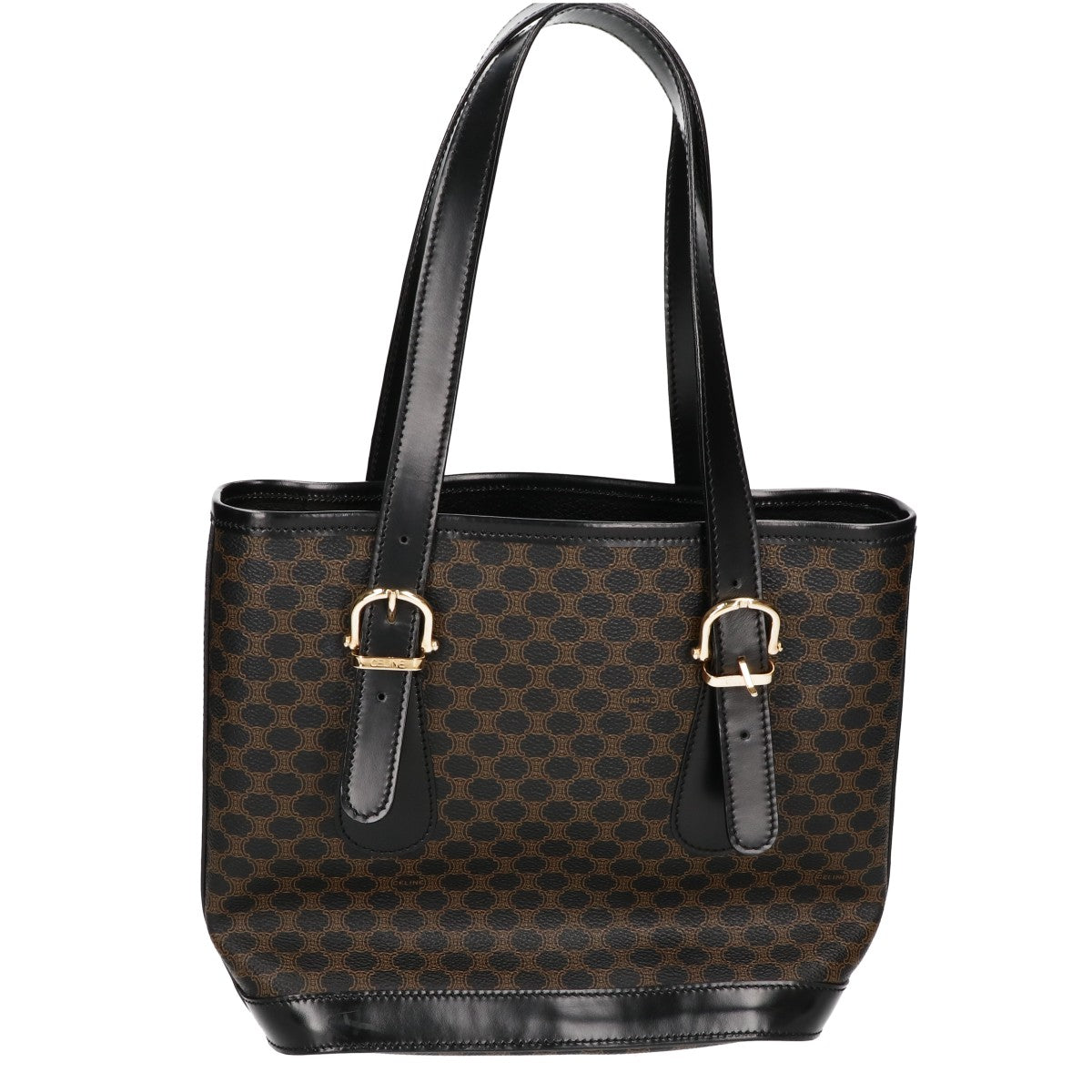 CELINE セリーヌ DM00/1 マカダム PVC/レザー ハンドバッグ