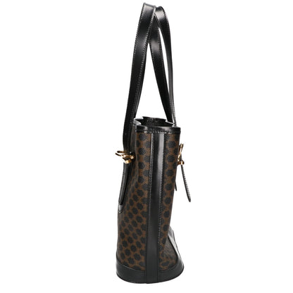 CELINE セリーヌ DM00/1 マカダム PVC/レザー ハンドバッグ