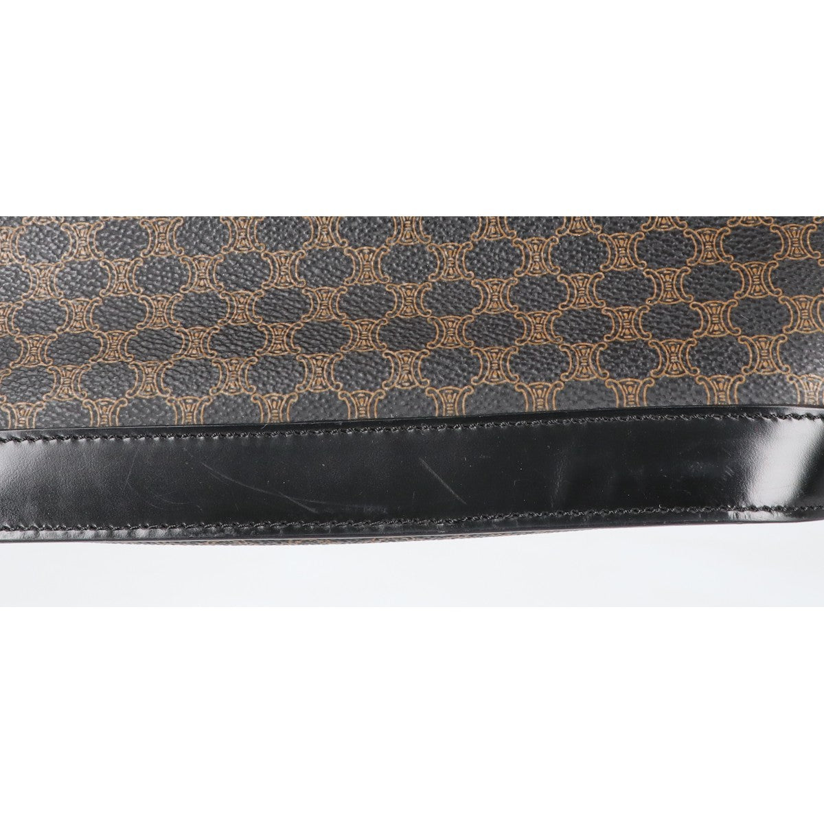 CELINE セリーヌ DM00/1 マカダム PVC/レザー ハンドバッグ