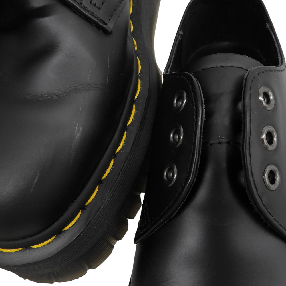 Dr.Martens ドクターマーチン レザー 1461 QUAD 3 ホール シューズ メンズ ブラック UK6 シューズ