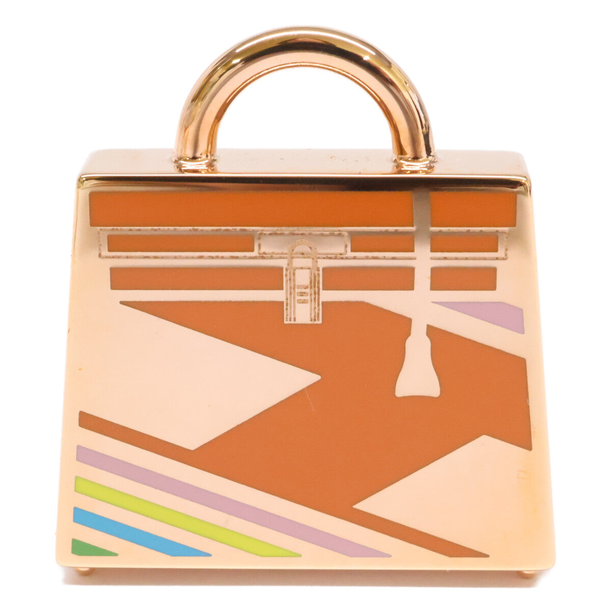 HERMES エルメス 【美品】キュリオジテ ケリー ラキュ Hヴィブラシオン チャーム