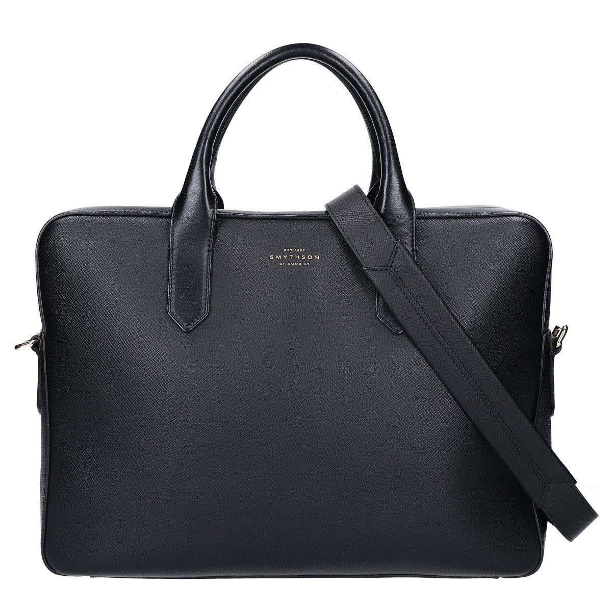 SMYTHSON スマイソン 美品 グレインレザー パナマ ライトウェイト ラージ ブリーフケース ビジネスバッグ ビジネスバッグ ブリーフケース