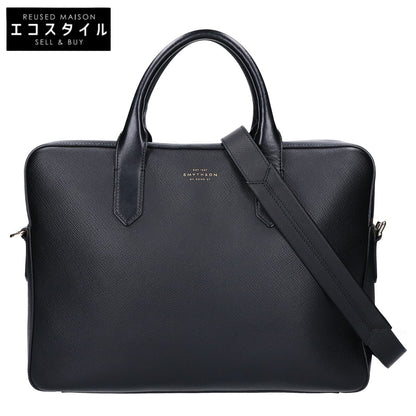 SMYTHSON スマイソン 美品 グレインレザー パナマ ライトウェイト ラージ ブリーフケース ビジネスバッグ ビジネスバッグ ブリーフケース