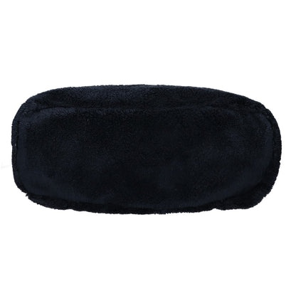 PRADA プラダ 美品 1BG130 トライアングルプレート フロントロゴ パイル テリー トートバッグ