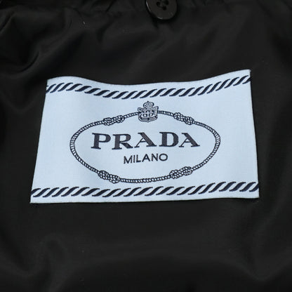 PRADA プラダ 【美品/国内正規】29Y510 R202 トライアングルロゴプレート シープファーカラー付ダウンジャケット ジャケット