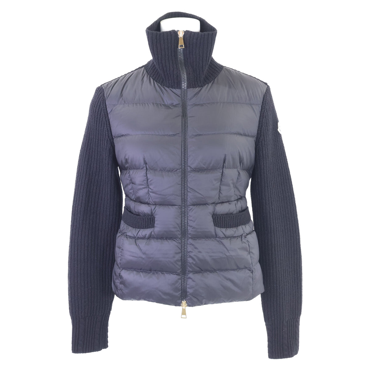 MONCLER モンクレール 【美品/24AW】J20939B00033 CARDIGAN TRICOT ニット/ダウン切替 スタンドカラージャケット ジャケット