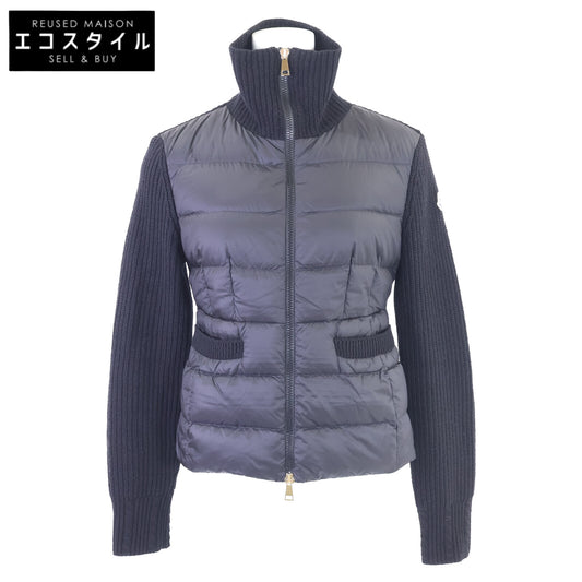 MONCLER モンクレール 【美品/24AW】J20939B00033 CARDIGAN TRICOT ニット/ダウン切替 スタンドカラージャケット ジャケット