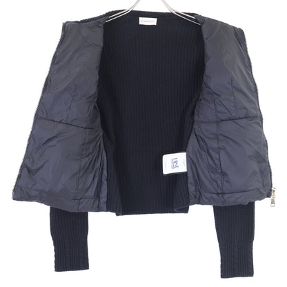 MONCLER モンクレール 【美品/24AW】J20939B00033 CARDIGAN TRICOT ニット/ダウン切替 スタンドカラージャケット ジャケット