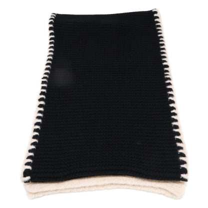 CHANEL シャネル 【美品】23A ココマーク シルク/カシミヤ ニット マフラー